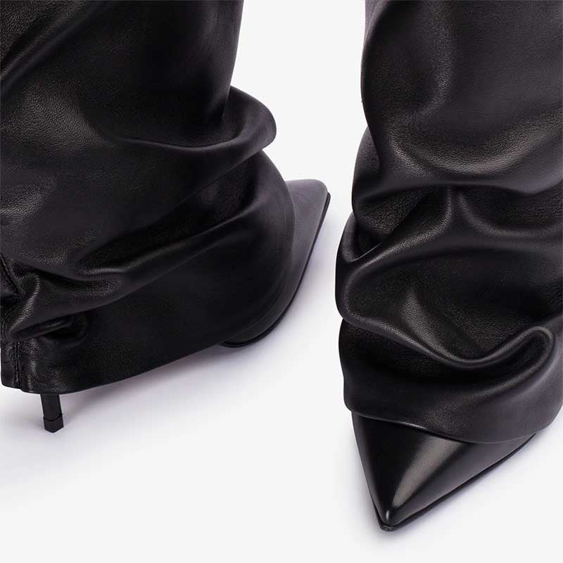 Femme Slouchy Højhælede Stiletto Støvler Stilla