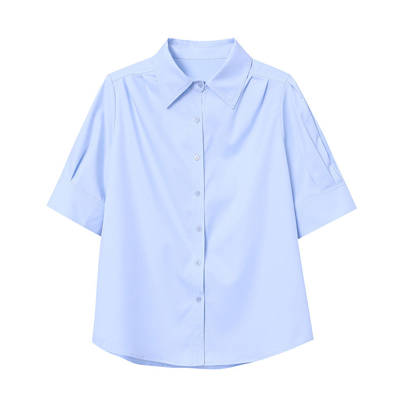 Damer Elegant Bluse med Puffærmer Stilla