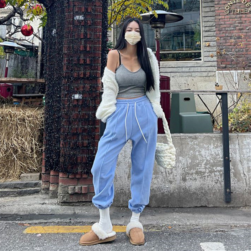 Dame behagelige sweatpants med elastisk talje Stilla