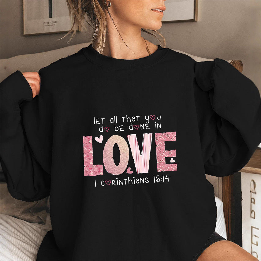 Kvinders sweatshirt med inspirerende print og komfortabel pasform Stilla