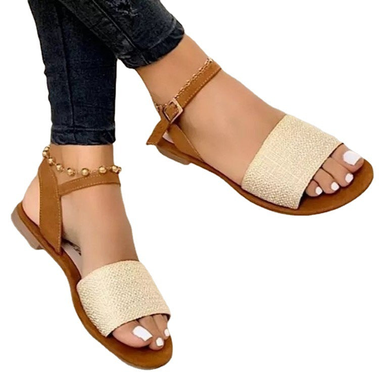 Dame Sandaler med elegant strassdetalje og justerbar rem Stilla