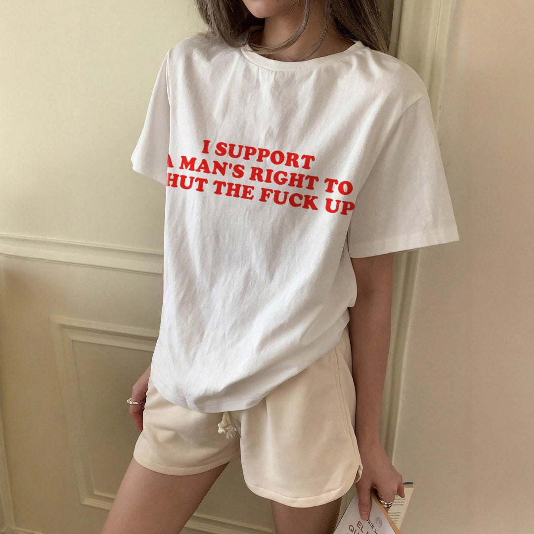 Damer oversized Bachelorette T-shirt med eksklusiv print Skovae