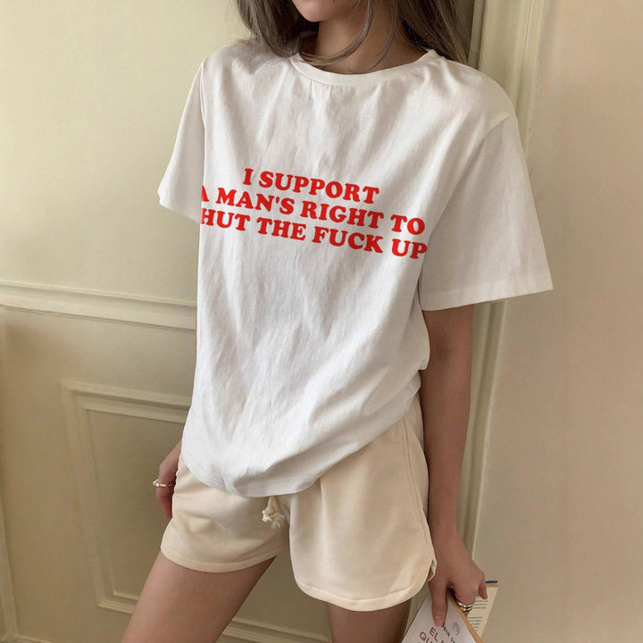 Damer oversized Bachelorette T-shirt med eksklusiv print Skovae