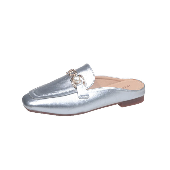 Femme Elegante Perle-belagte Slip-On Mules Stilla