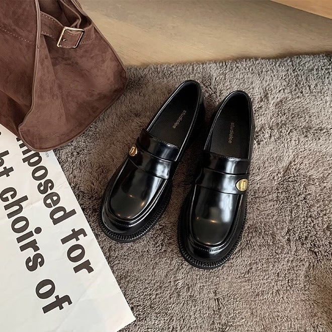 Dame Elegant Laklæder Slipper Stilla