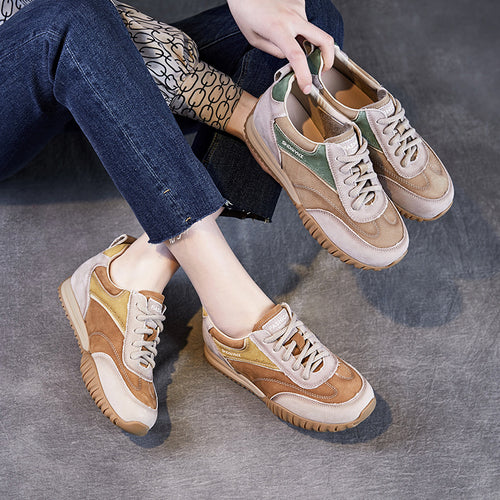 Dame Fritid Syntetiske Snørresneakers med let design Stilla