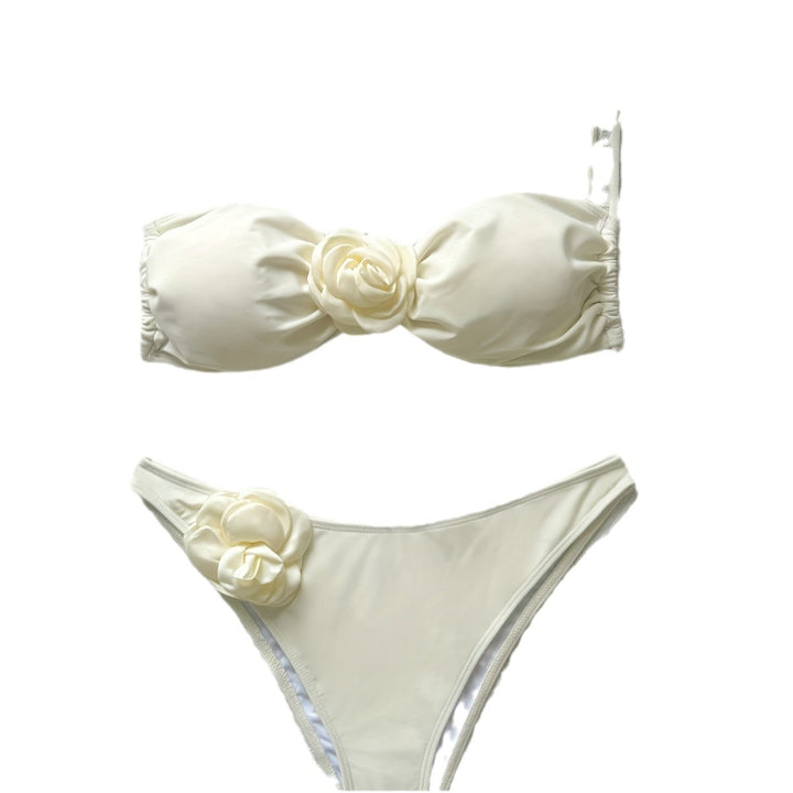 Dame Bikini med blomsterdetalje Stilla