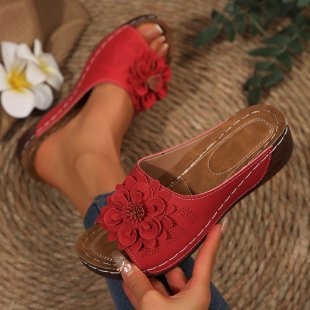 Dame Sandaler med modigt blomsterdesign og ergonomisk fodseng Stilla