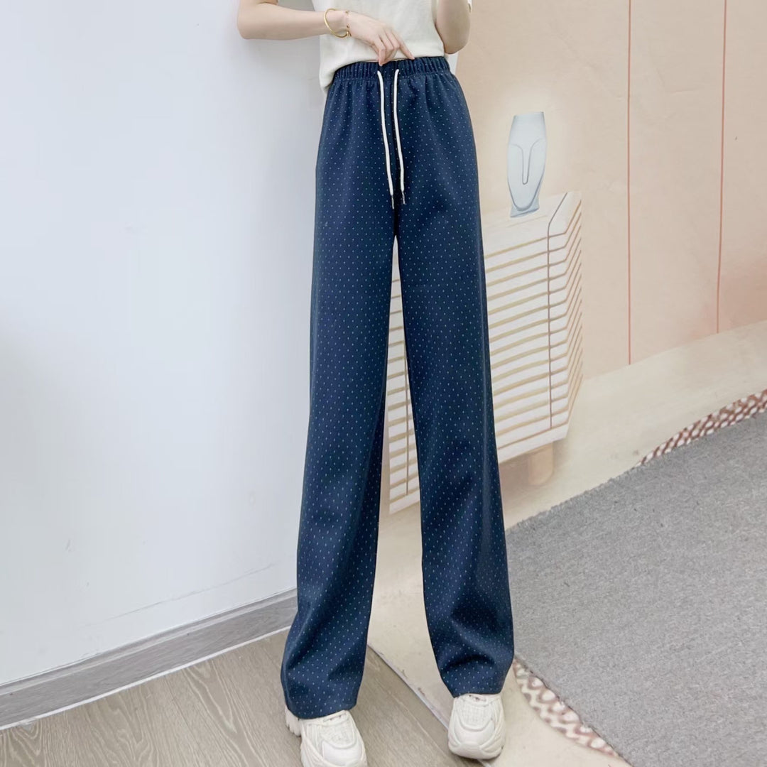 Dame sweatpants med løs pasform og elastisk talje Stilla