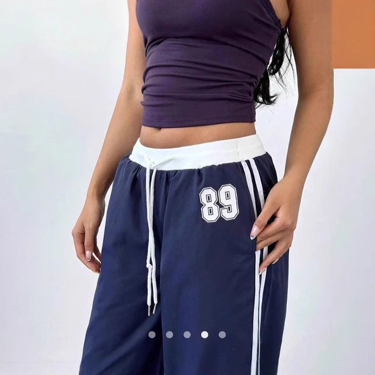Dame Sporty Joggingbukser med sidelange stribemærker Skovae