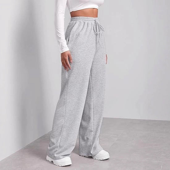 Kvinders afslappede fritidspants med bred pasform og elastisk talje Skovae