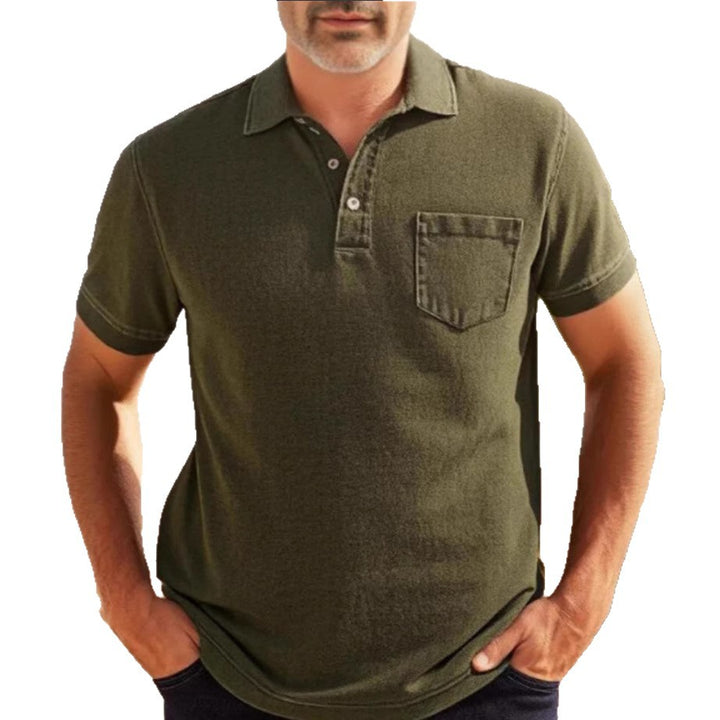Herre Kortærmet Polo T-shirt Stilla