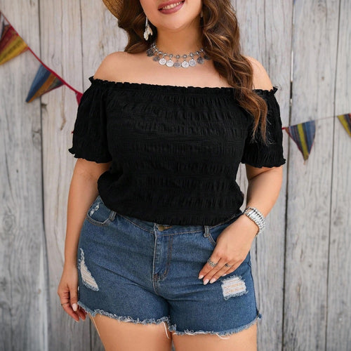 Dame Off-Shoulder Bluse Skovae