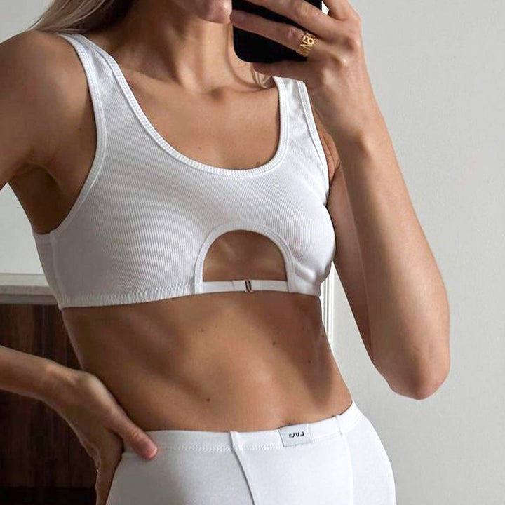 Dame Ribb-Cut-Out-Bralette Stilla