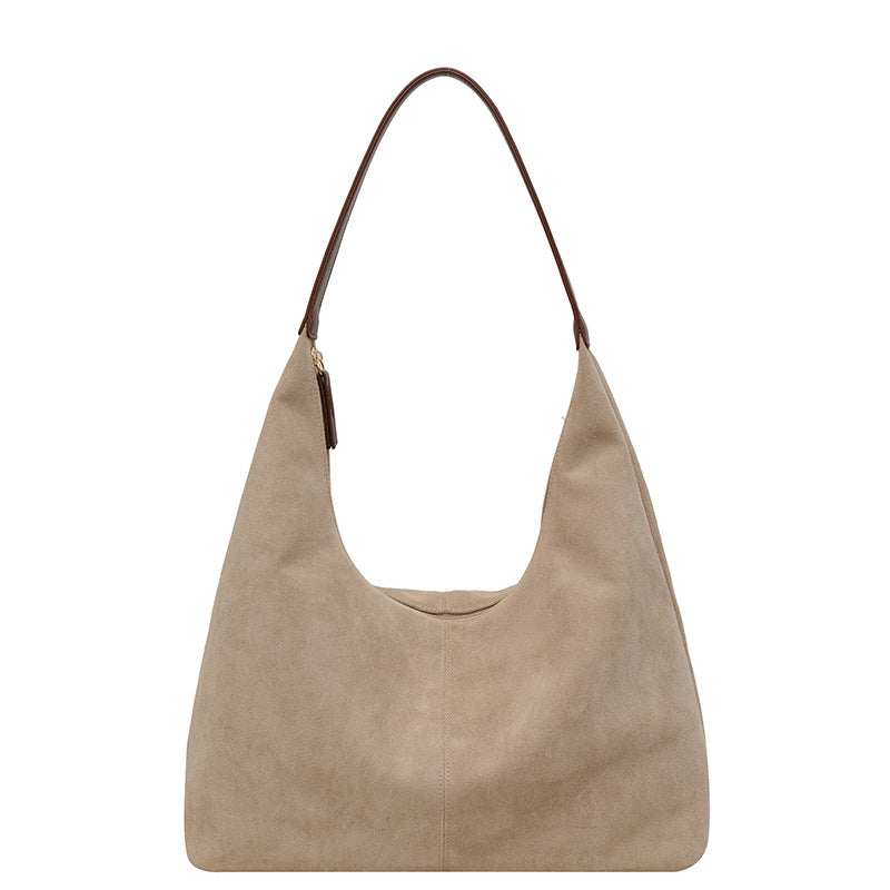 Femme Syntetisk Suede Slouchy Hobo Taske Stilla
