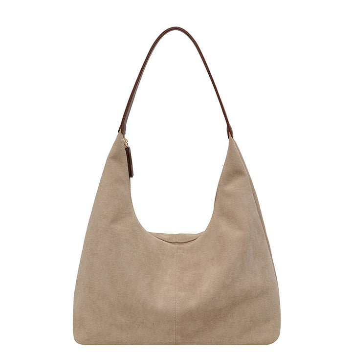 Femme Syntetisk Suede Slouchy Hobo Taske Stilla