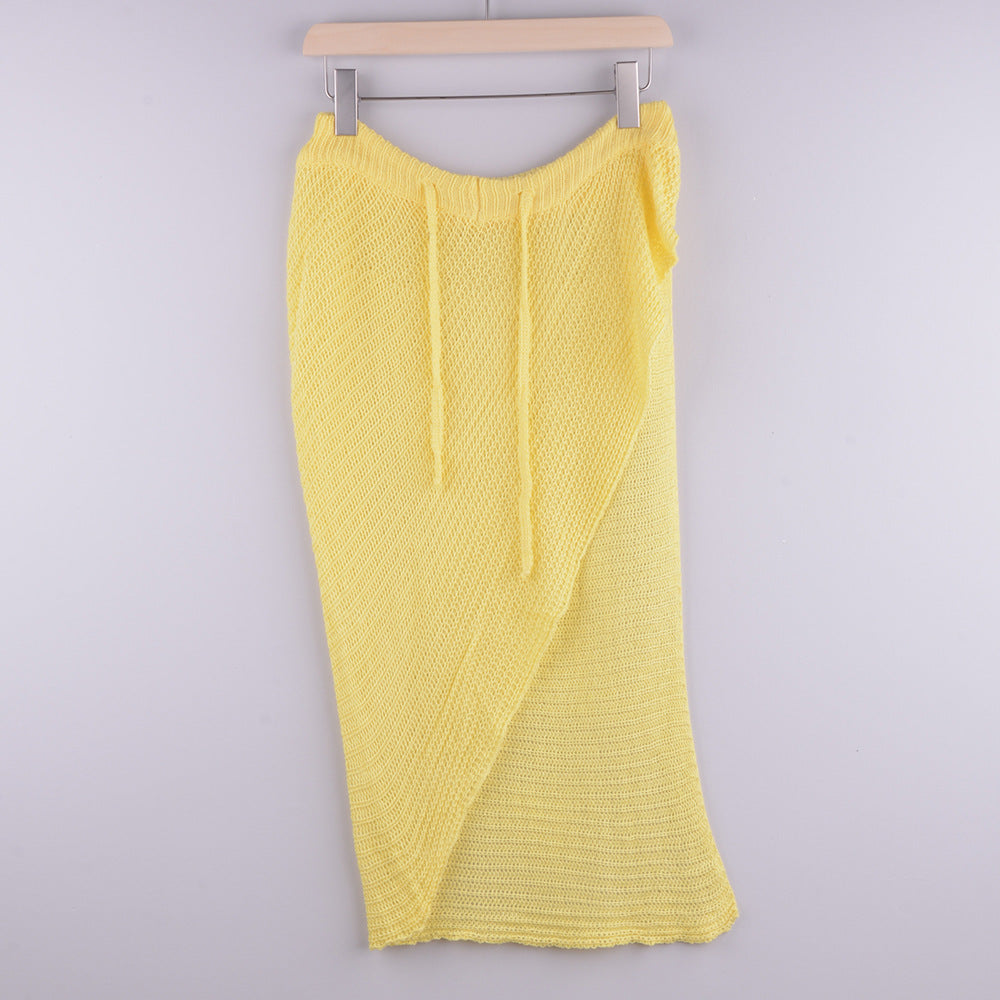 Dame Strikket Skirt Stilla