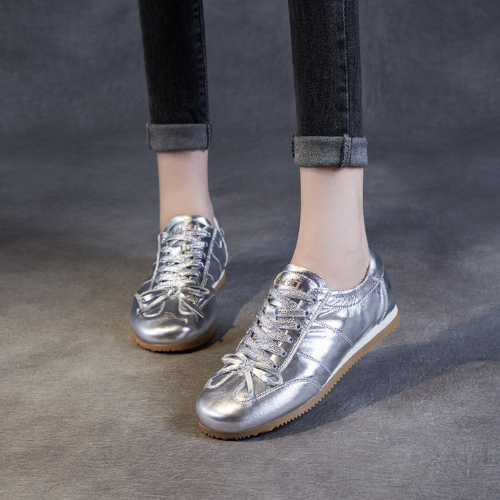 Dame Luxe Metallic Fashion Sneakers Stilla
