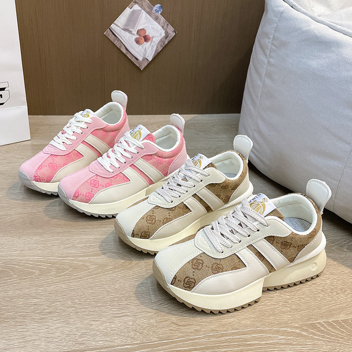 Dame Chunky Sneakers med åndbar konstruktion og stabil profilsåle Stilla