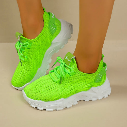 Femme Letvægts Strik Sneakers Stilla