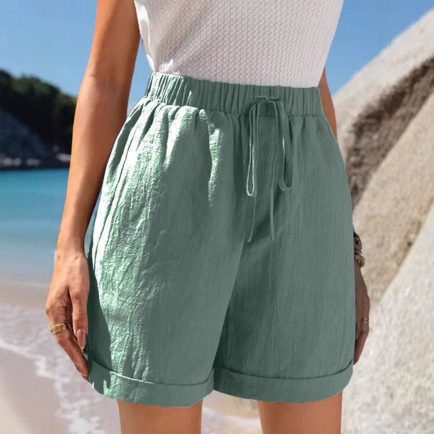 Dame Relaxed Fit Strandshorts Stilla