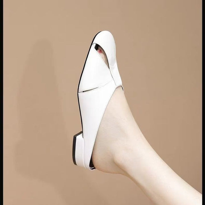 Dame elegante mules med moderigtigt udskæring og behagelig sål Stilla