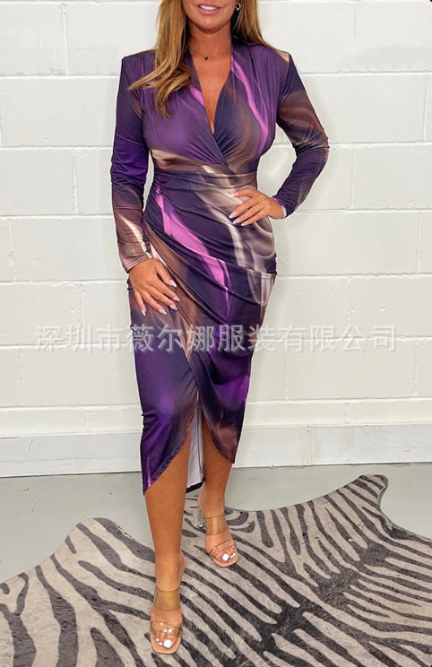 Stilla | Bodycon kjole Slim Fit Lange Ærmer Bodycon kjole