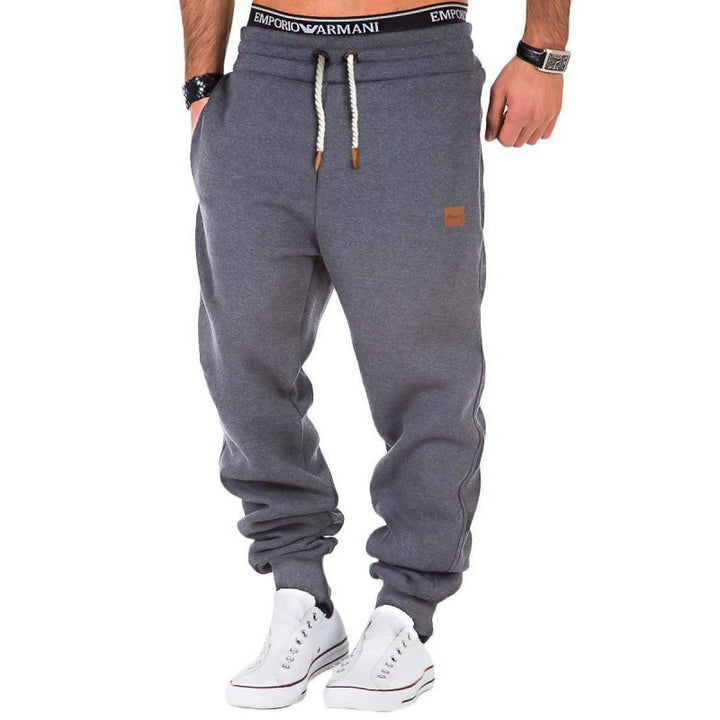 Herrer behagelige fritids-joggingbukser med elastisk talje og praktiske sidelommer Stilla