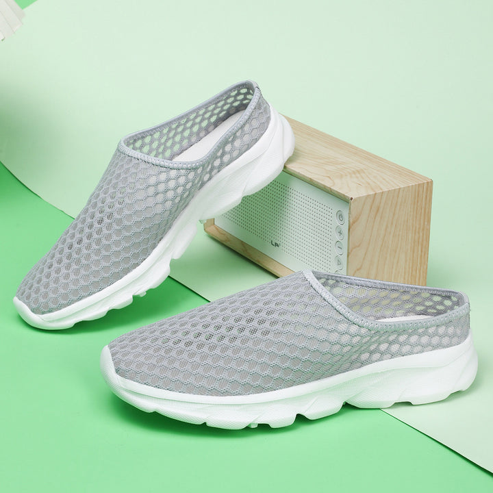 Herren Åndbare Slip-On Sneakers med Tilpasningsdygtigt Mesh-Design Stilla