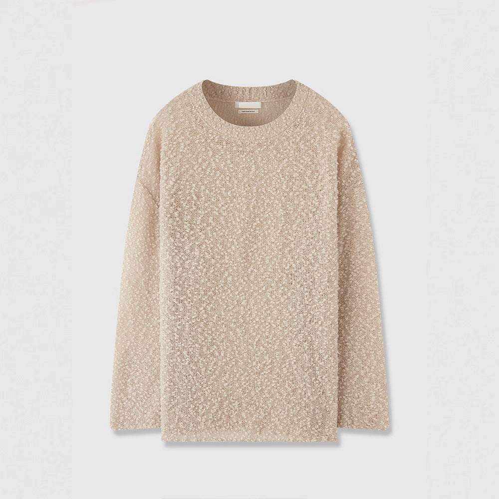 Kvinders hyggelige striktrøje med blødt materiale og oversized pasform Stilla