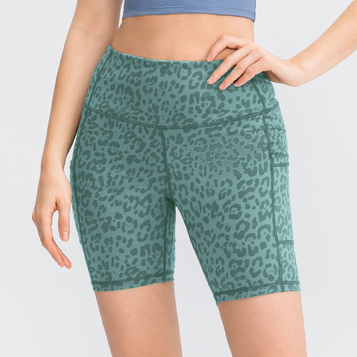 Dame Sportliche Højt Skårne Shorts Stilla