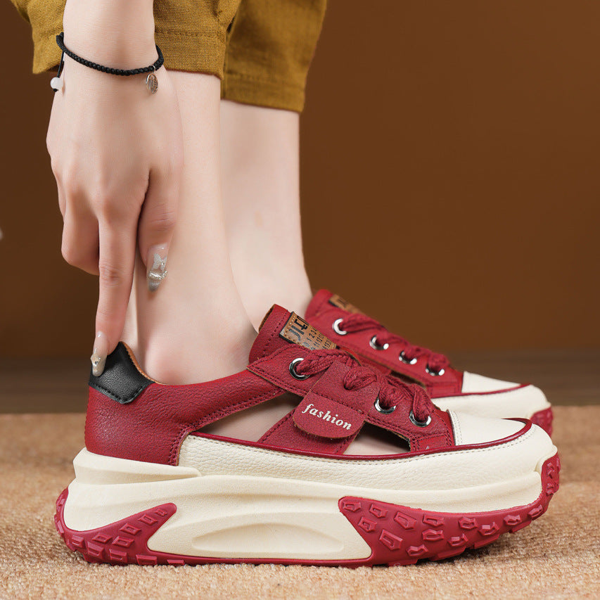Dame Chunky Sneakers med trendy profilsål og komfortabel dæmpning Stilla