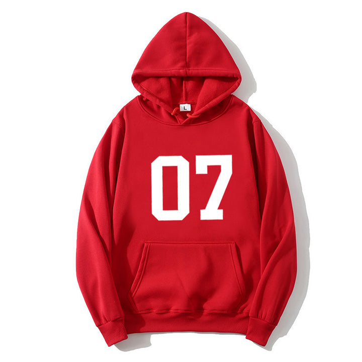 Dame hoodie med stort print Skovae