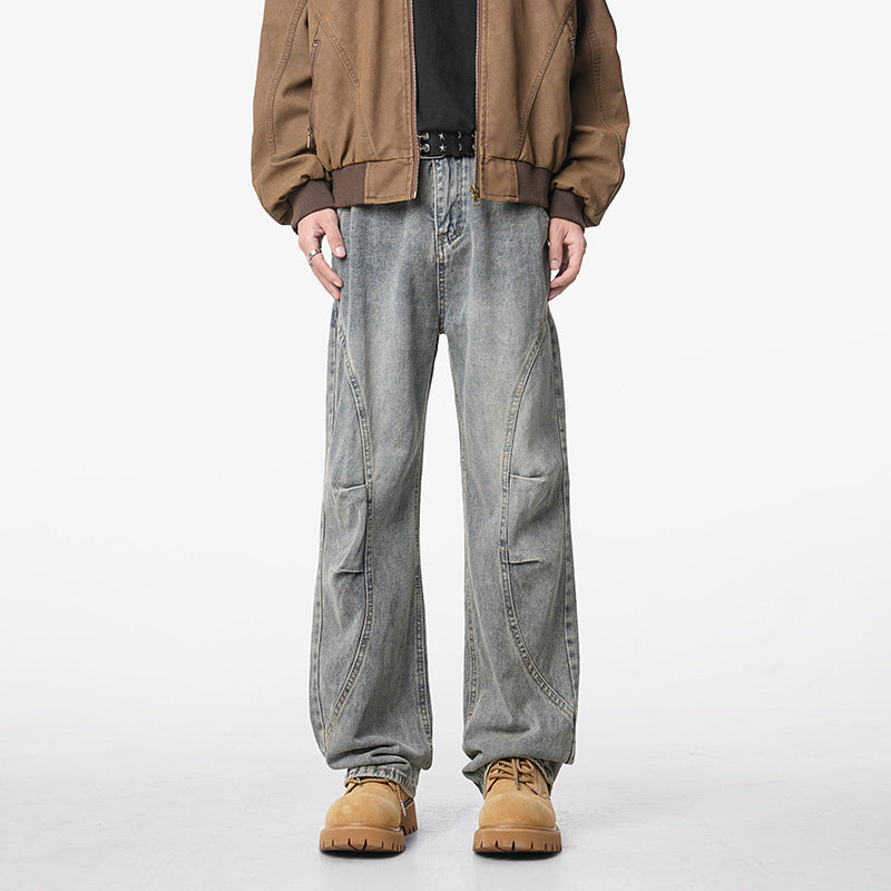 Dame Høj Talje Bred Jeansbukser Stilla