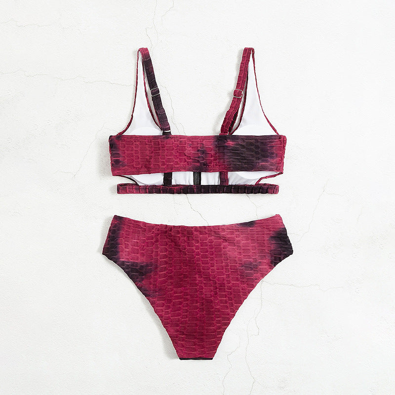 Dame Sport-Bikini med lynlås Skovae