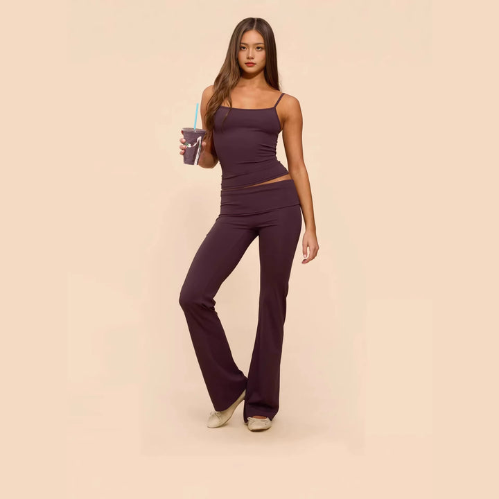 Dame Sporty Tanktop med Spaghetti-stropper Skovae