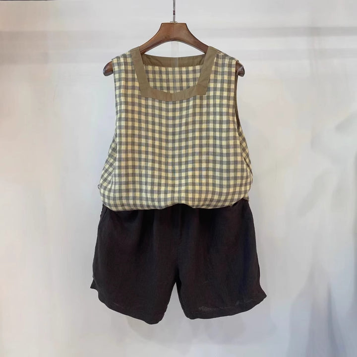 Femme Chic Gingham To-delt Outfit Stilla