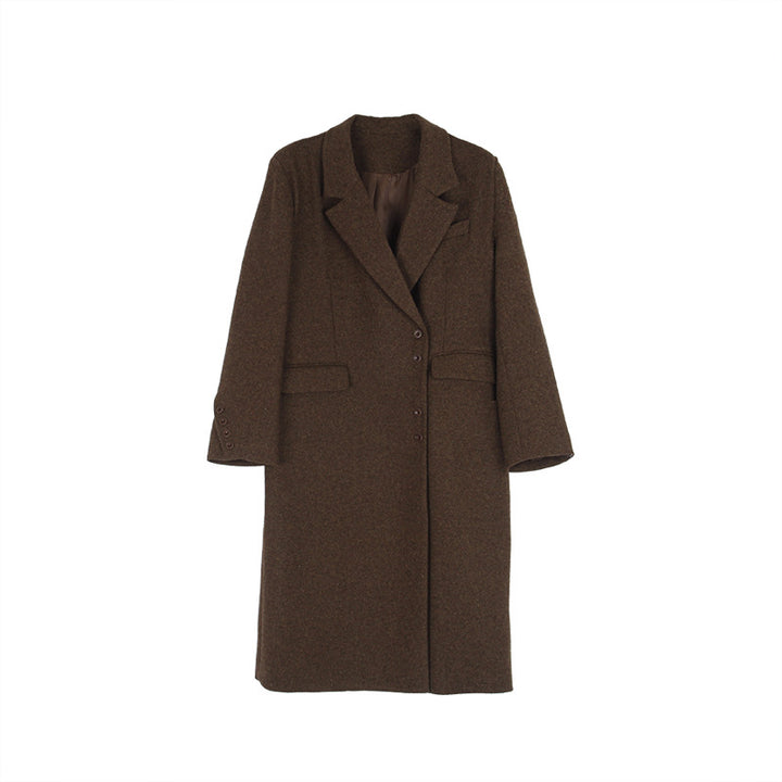 Dame casual uldfrakke i oversized snit med taljerede detaljer Stilla