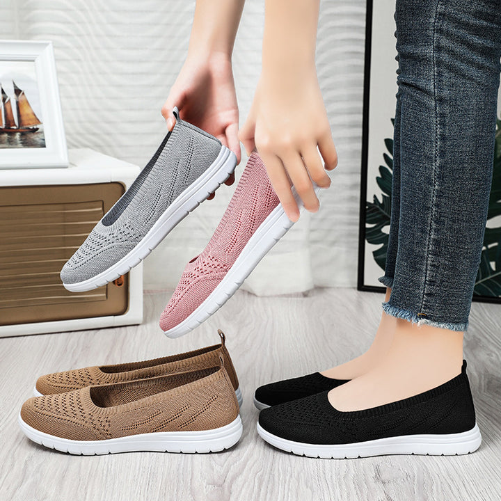 Femme Letvægts Strik Komfort Slip-On Sneakers Stilla