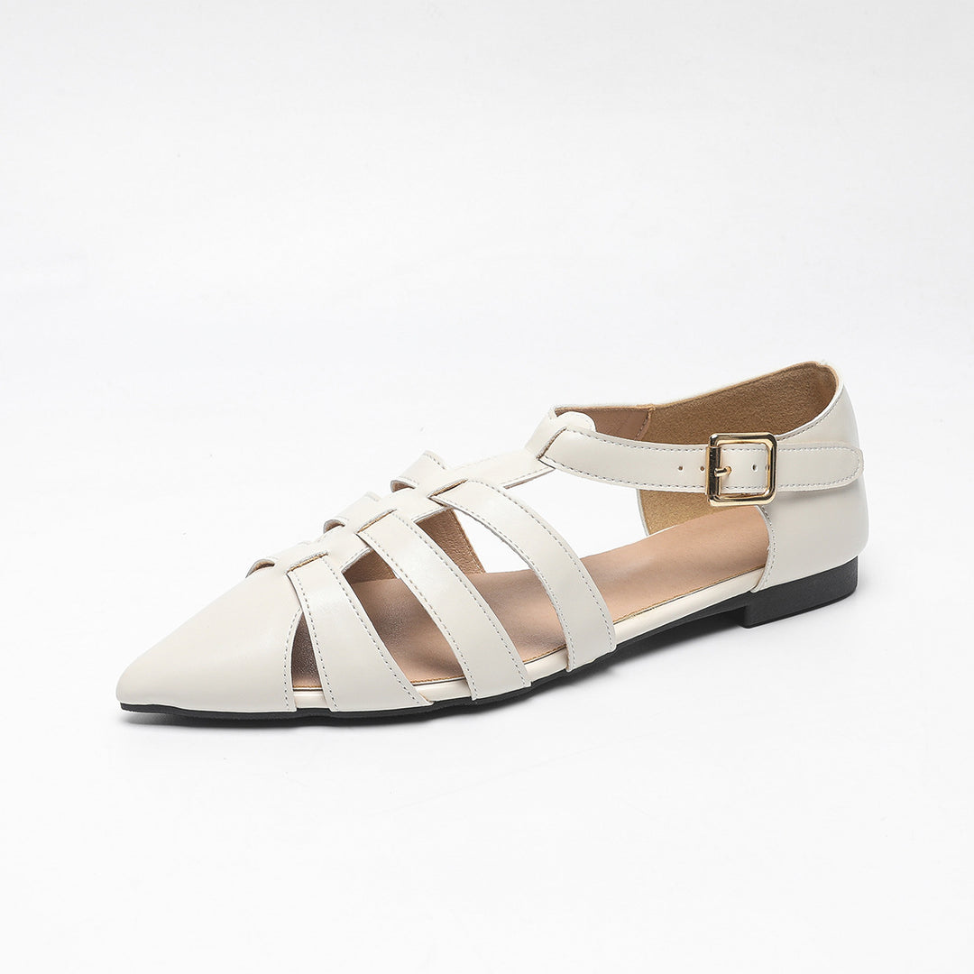 Dame elegante Ballerinas med justerbar rem Stilla
