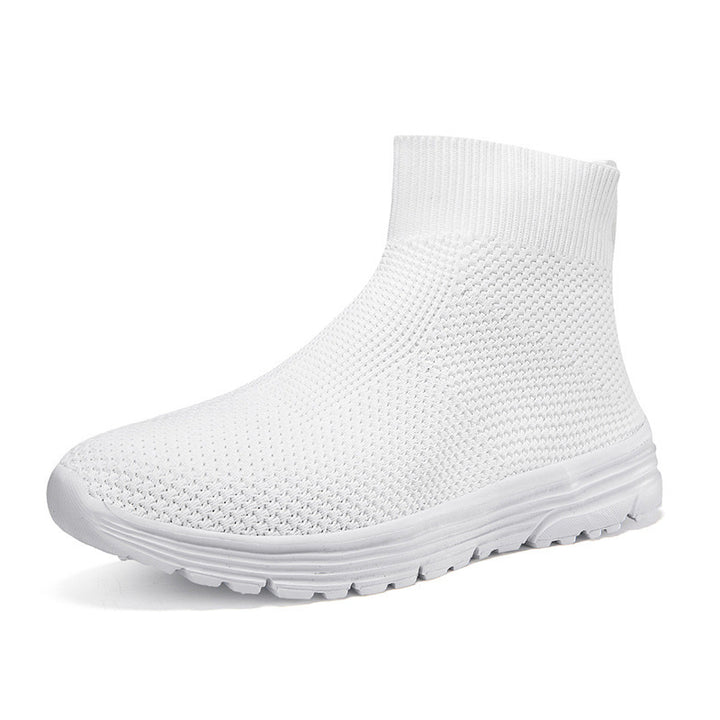 Herrer Let Strik Højskaft Sneakers Stilla