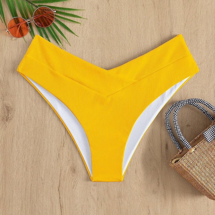 Dame Højskåret Bikini-Bukser Skovae