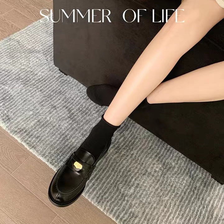 Dame klassiske læder slip-ons Stilla