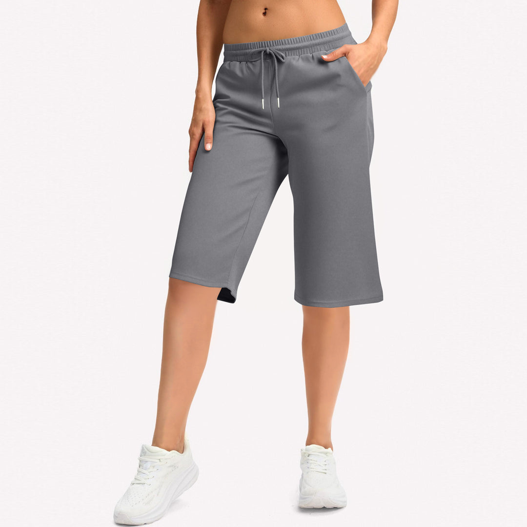 Dame Sporty Bermudashorts med praktiske lommer Stilla
