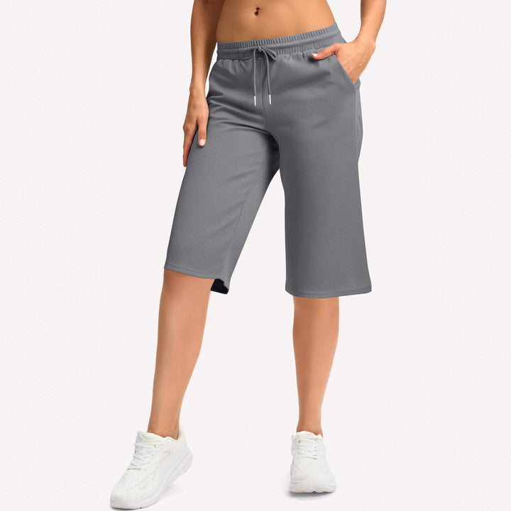 Dame Sporty Bermudashorts med praktiske lommer Stilla