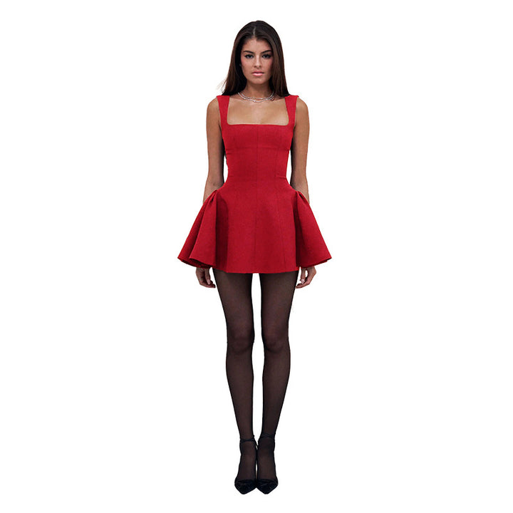 Dame Fit-and-Flare Mini Kjole Stilla
