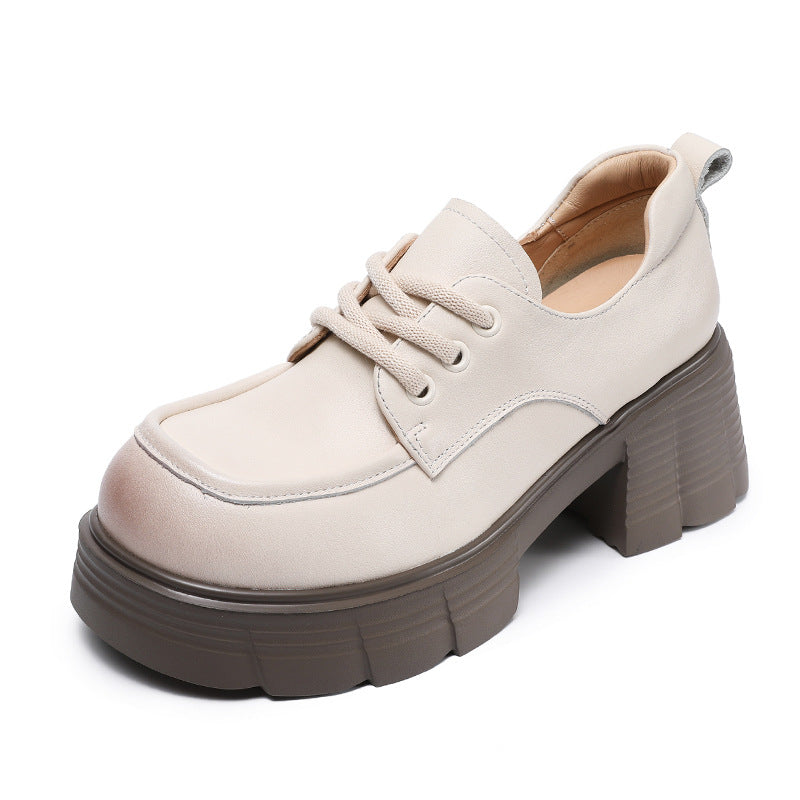 Dame Chunky Platform Oxfords med elegant silhuet Stilla
