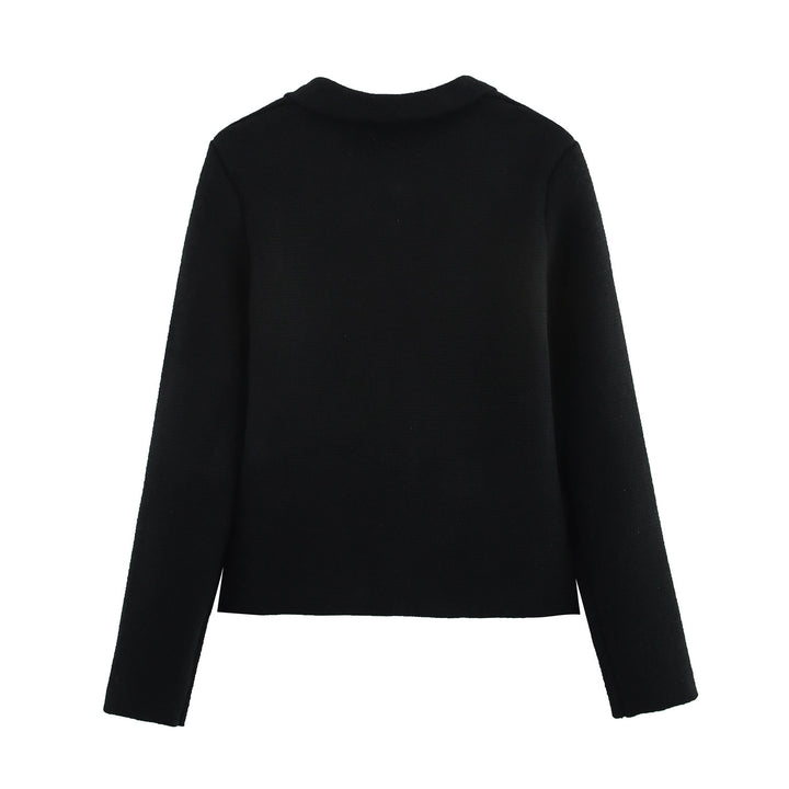 Femme Elegant strik cardigan med knapdetaljer Stilla