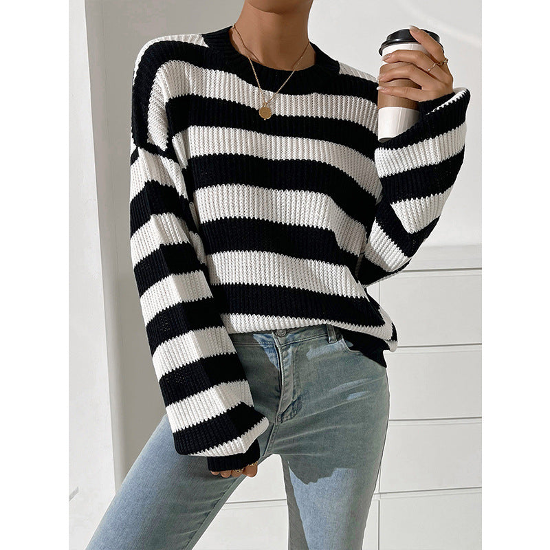 Dame Oversized Striktrøje Stilla