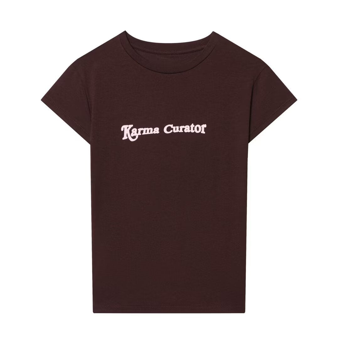Dame T-shirt med inspirerende tekst Skovae